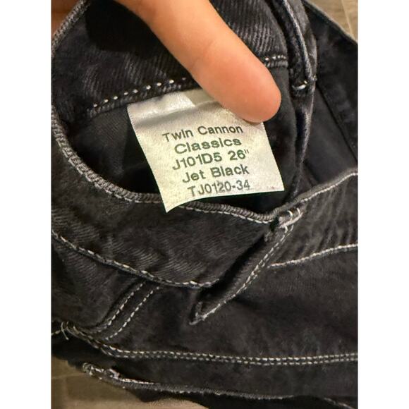 Vintage y2k Men's Black Jnco Baggy Jeans Size 36 - Picture 11 of 11